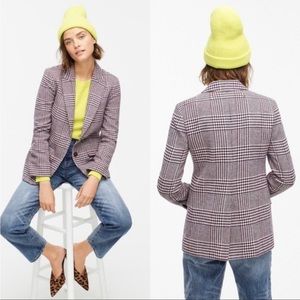 JCREW plaid blazer
